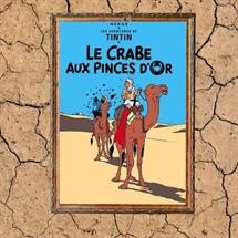 Tintin Forsideplakat "Krabben med de gyldne klør"